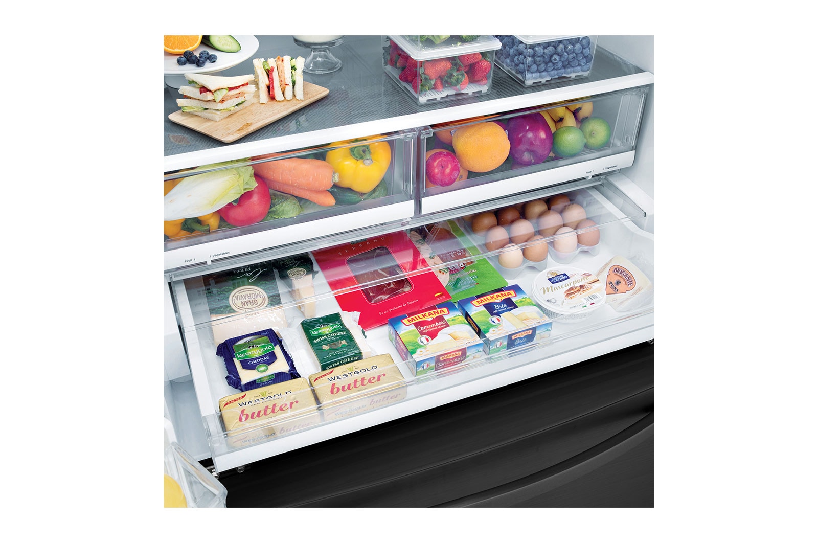 LG Refrigerador French Door 28 pies³ Instaview™, GM28XID