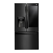 LG Refrigerador French Door LG Instaview™ Inteligente 28 pies cúbicos - Acero Negro con Despachador de Agua y Hielos  | SMART INVERTER, GM28XID