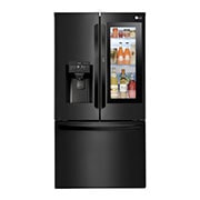 LG Refrigerador French Door LG Instaview™ Inteligente 28 pies cúbicos - Acero Negro con Despachador de Agua y Hielos  | SMART INVERTER, GM28XID