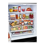 LG Refrigerador French Door 29 pies cúbicos- Color Negro Mate con Autodiagnóstico Smart Diagnosis™| SMART INVERTER, GM39BT