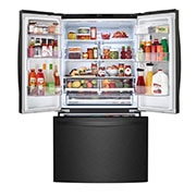 LG Refrigerador French Door LG Instaview™ 29 pies cúbicos- Color Negro Mate , GM39BVT