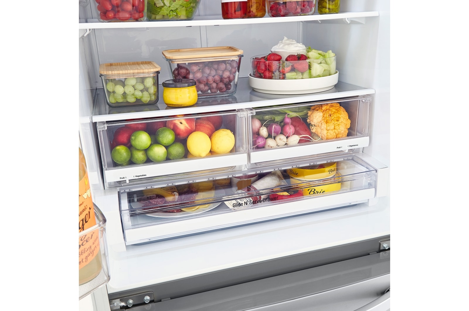 LG Refrigerador French Door 25 pies³ DoorCooling, GM65BGSK