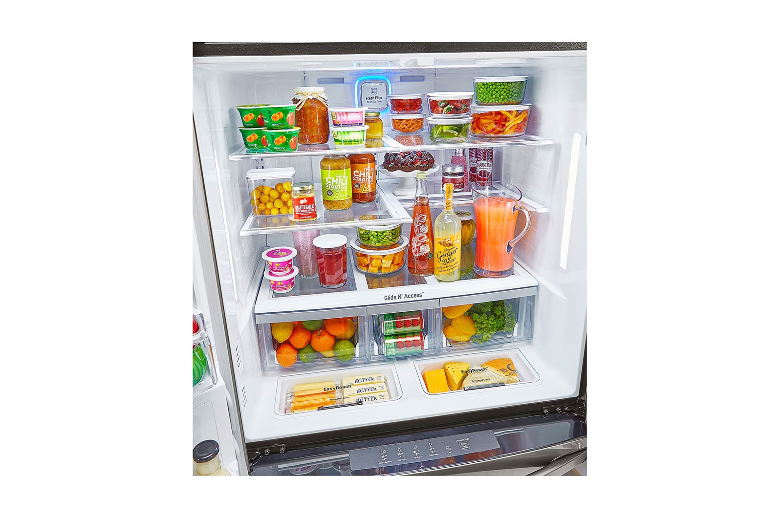 LG BOTTOM MOUNT | DOOR IN DOOR| 31 cu.ft, GM84SDDB