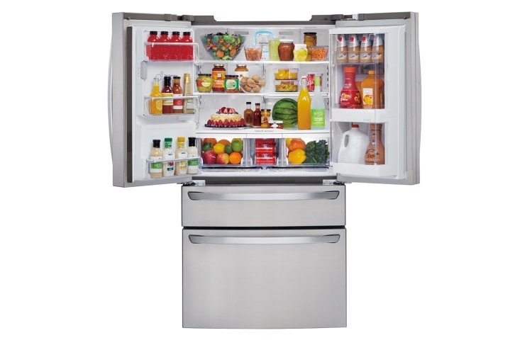 LG "French door/ Despachador de agua y hielos / Slim in door ice maker ", GM84SDS