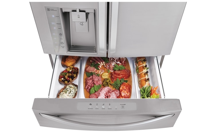 LG "French door/ Despachador de agua y hielos / Slim in door ice maker ", GM84SDS