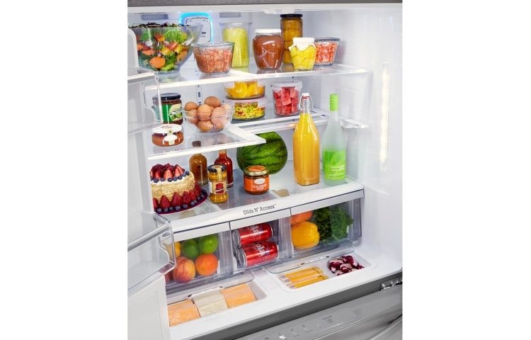 LG "French door/ Despachador de agua y hielos / Slim in door ice maker ", GM84SDS