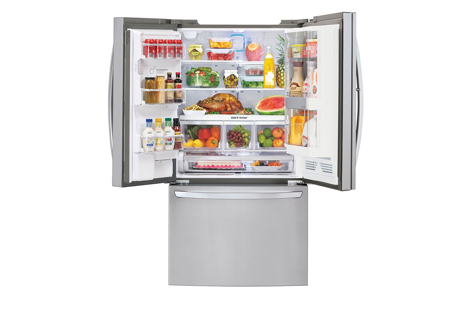 LG BOTTOM MOUNT | DOOR IN DOOR | 31 cu.ft, GM86SDS