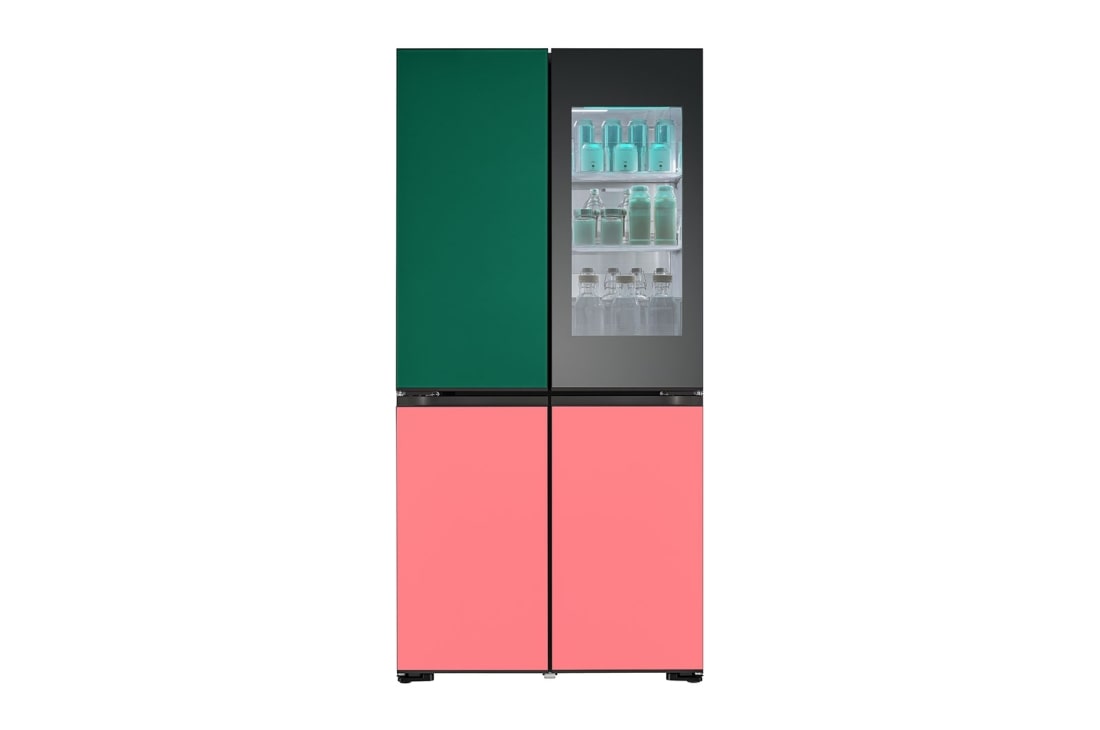 LG Refrigerador LG InstaView™​con MoodUP™ 22 pies cúbicos | Configura los colores de luz LED y reproduce música con LG ThinQ, GM92BVM