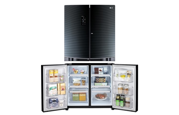 LG "Luminous black / 4 puertas / Display touch ", GM99BWL