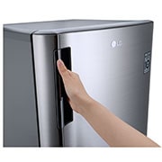 LG Refrigerador LG, 7 pies cúbicos de una puerta, acabado inoxidable , GR21WPP
