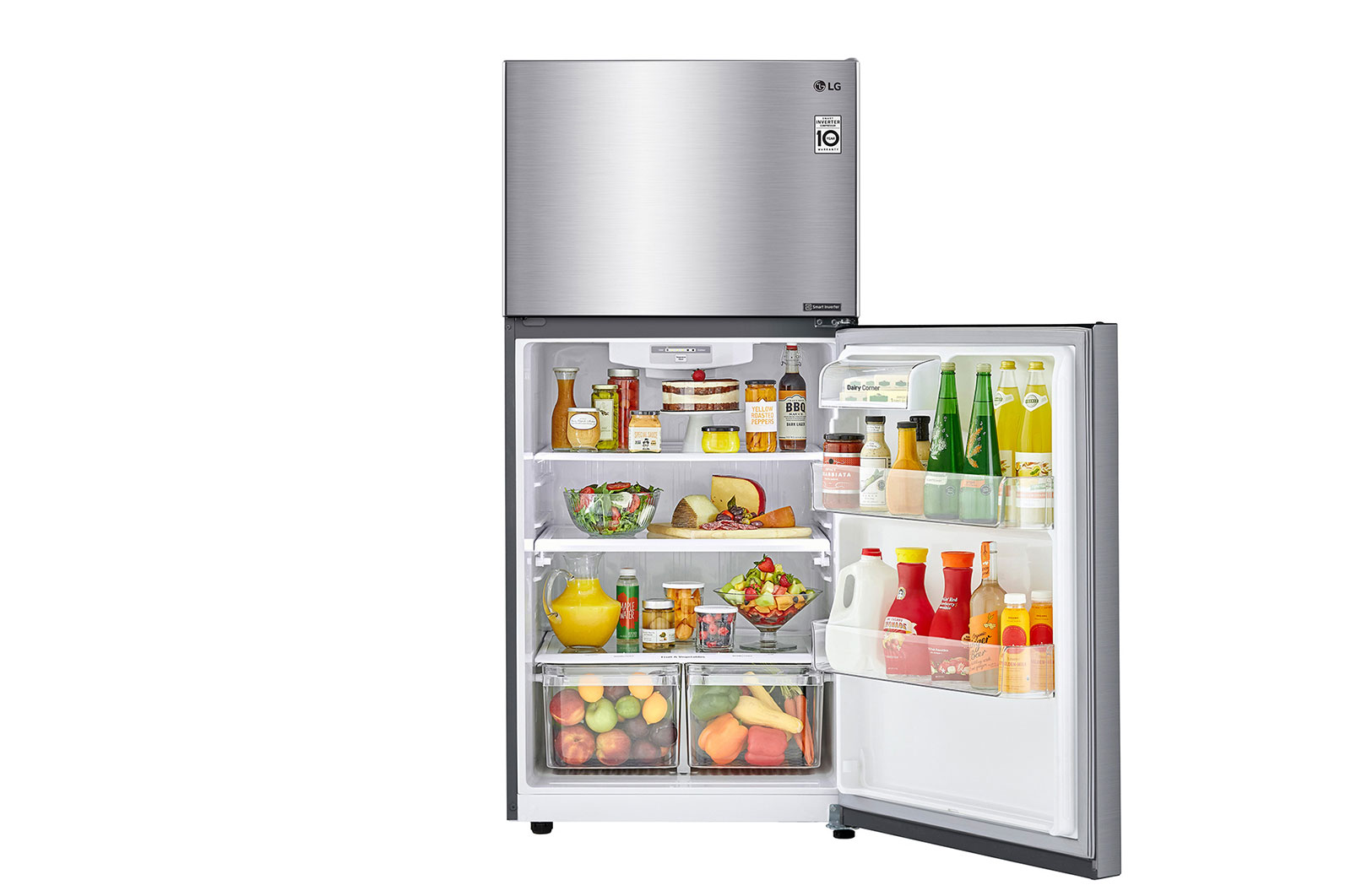 LG Refrigerador Top Freezer 24 pies³ Inverter, GT24BS