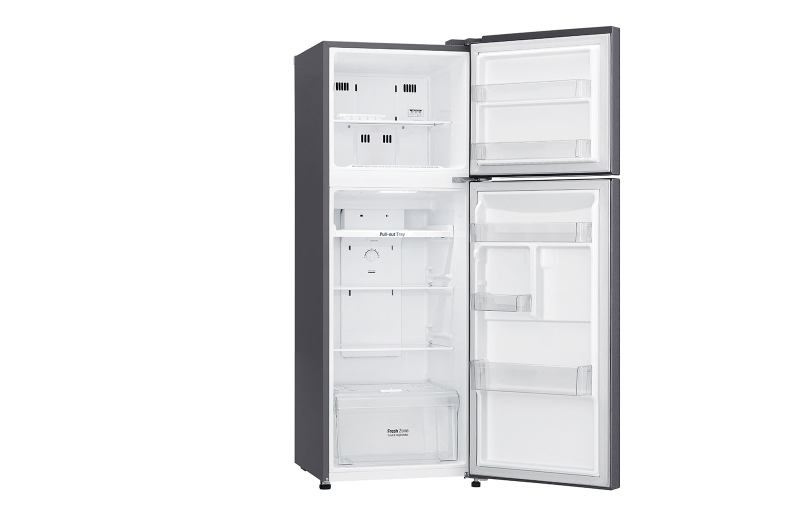 LG Refrigerador Top Mount   8 pies cúbicos - Plata con Autodiagnóstico Smart Diagnosis™  | SMART INVERTER, GT26BPG