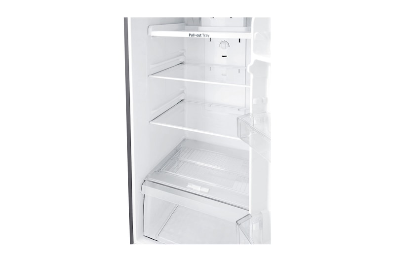 Inside fridge view