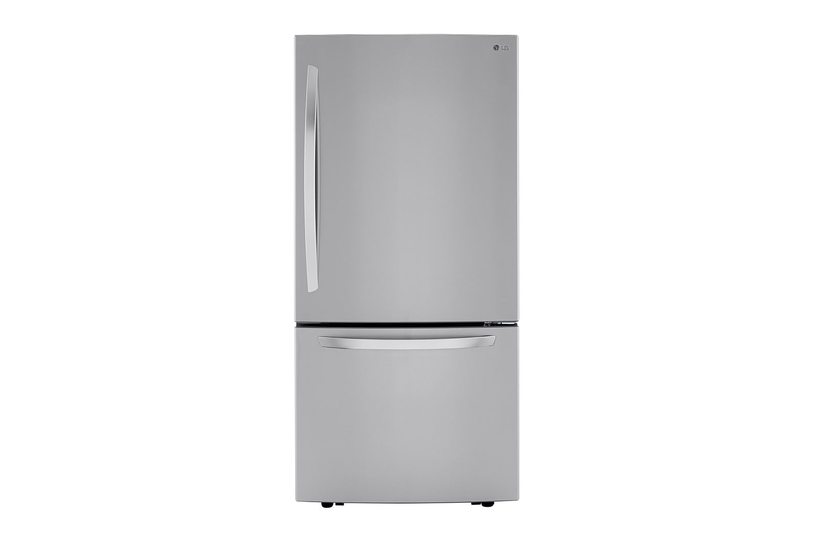 Vista frontal de Refrigerador  con Congelador Abajo  26 pies cúbicos - Acero Inoxidable con Filtro de Aire  | LINEAR INVERTER LB26BGS
