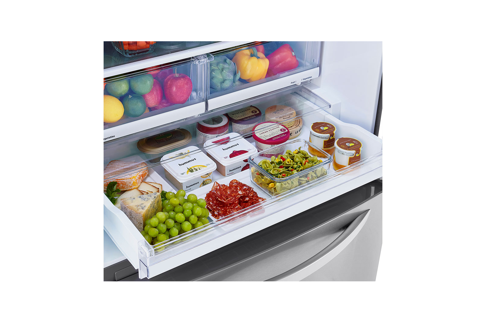 LG Refrigerador  con Congelador Abajo  26 pies cúbicos - Acero Inoxidable con Filtro de Aire  | LINEAR INVERTER, LB26BGS