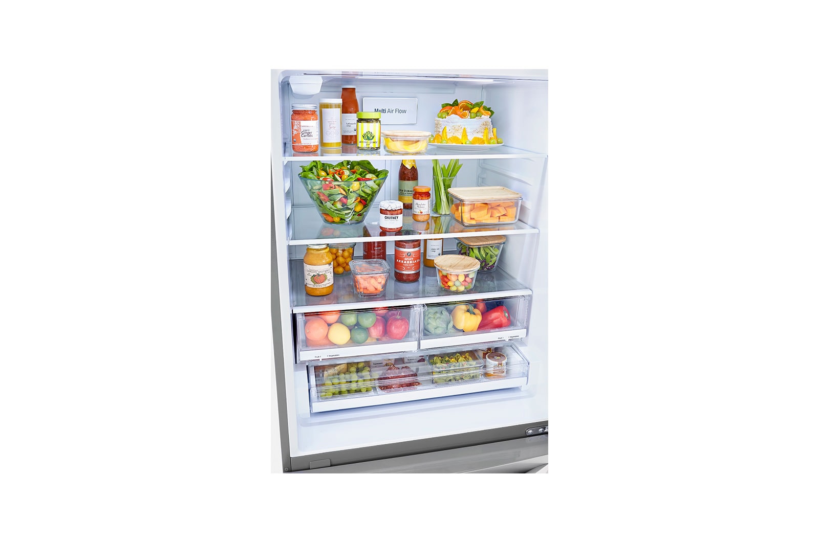 LG Refrigerador  con Congelador Abajo  26 pies cúbicos - Acero Inoxidable con Filtro de Aire  | LINEAR INVERTER, LB26BGS