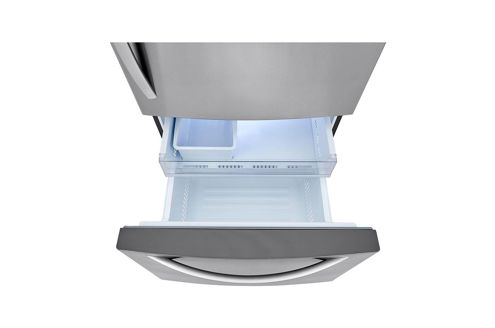 LG Refrigerador  con Congelador Abajo  26 pies cúbicos - Acero Inoxidable con Filtro de Aire  | LINEAR INVERTER, LB26BGS