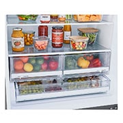 LG Refrigerador  con Congelador Abajo  26 pies cúbicos - Acero Inoxidable con Filtro de Aire  | LINEAR INVERTER, LB26BGS