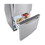 LG Refrigerador  con Congelador Abajo  26 pies cúbicos - Acero Inoxidable con Filtro de Aire  | LINEAR INVERTER, LB26BGS