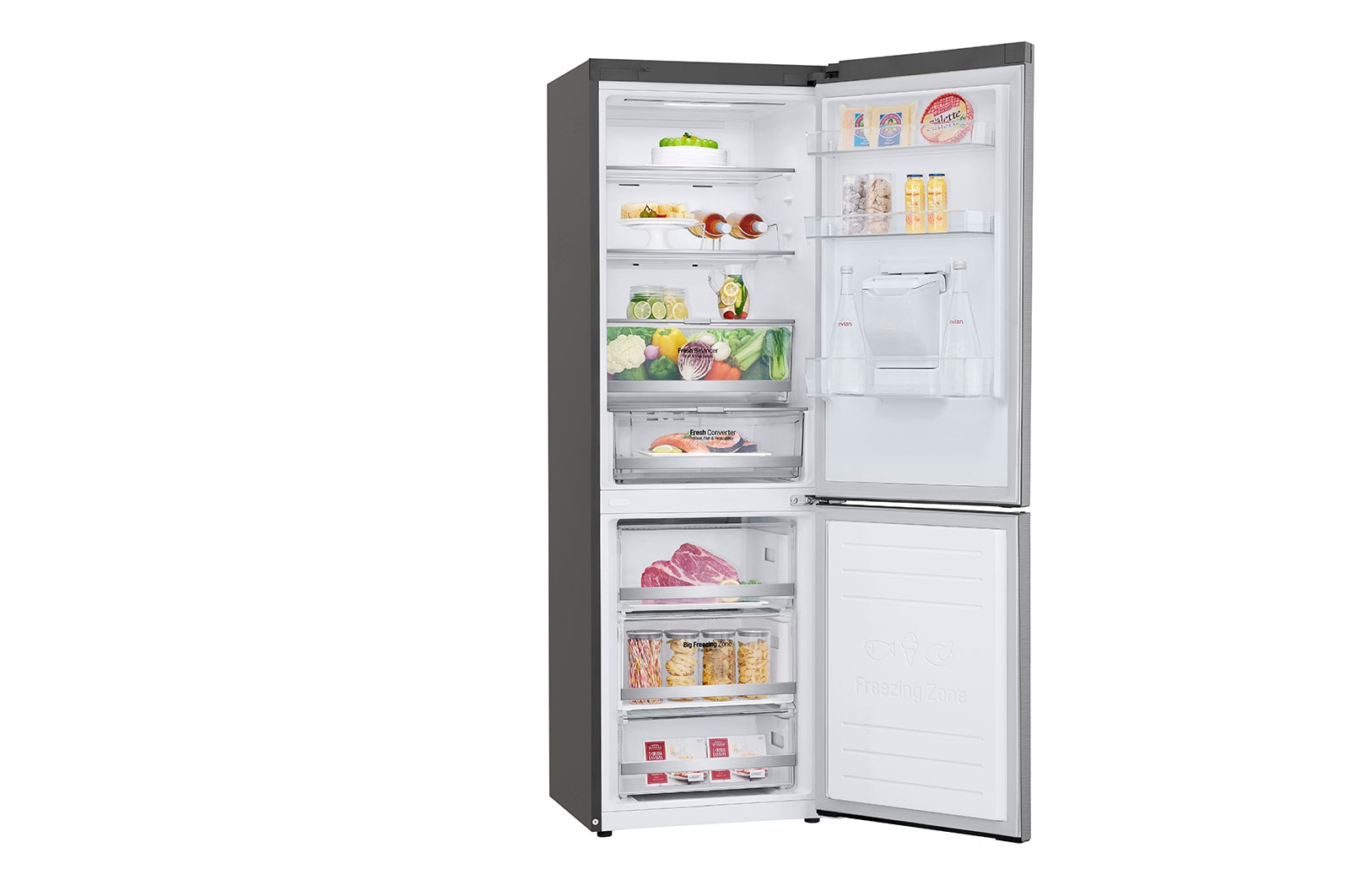LG Refrigerador Bottom Freezer 12 cu.ft | Linear Inverter  , LB37SPP