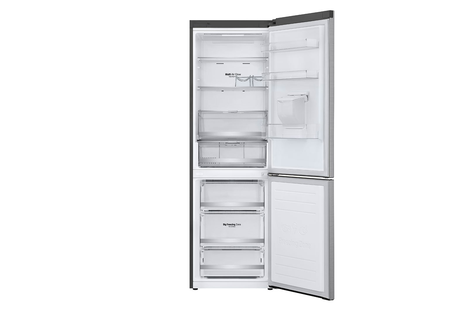 LG Refrigerador Bottom Freezer 12 cu.ft | Linear Inverter  , LB37SPP