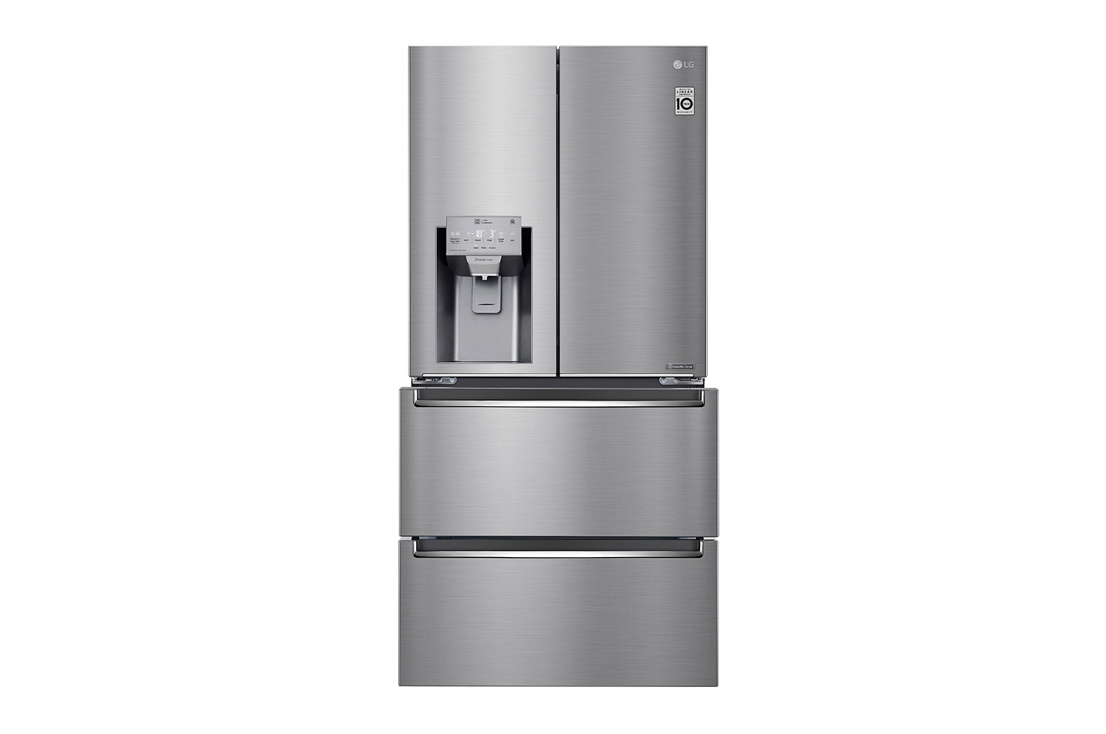 LG Refrigerador French Door  Inteligente 18 pies cúbicos - Plata con Conectividad ThinQ  | LINEAR INVERTER, LM56SPP