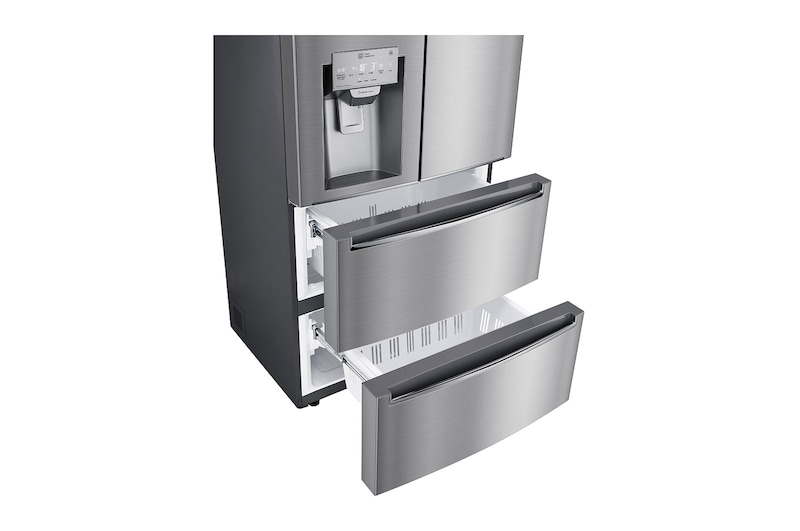 LG Refrigerador French Door  Inteligente 18 pies cúbicos - Plata con Conectividad ThinQ  | LINEAR INVERTER, LM56SPP