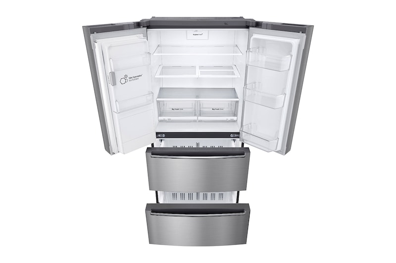 LG Refrigerador French Door  Inteligente 18 pies cúbicos - Plata con Conectividad ThinQ  | LINEAR INVERTER, LM56SPP