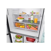 LG Refrigerador French Door LG Instaview™ Door-in-Door Inteligente 18 pies cúbicos - Acero Negro Mate con Despachador de Agua y Hielos  | LINEAR INVERTER, LM57SXT