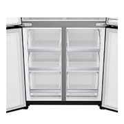 LG Refrigerador French Door LG Instaview™ Door-in-Door Inteligente 18 pies cúbicos - Acero Negro Mate con Despachador de Agua y Hielos  | LINEAR INVERTER, LM57SXT