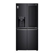 LG Refrigerador French Door LG Instaview™ Door-in-Door Inteligente 18 pies cúbicos - Acero Negro Mate con Despachador de Agua y Hielos  | LINEAR INVERTER, LM57SXT