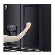 LG Refrigerador French Door LG Instaview™ Door-in-Door Inteligente 18 pies cúbicos - Acero Negro Mate con Despachador de Agua y Hielos  | LINEAR INVERTER, LM57SXT
