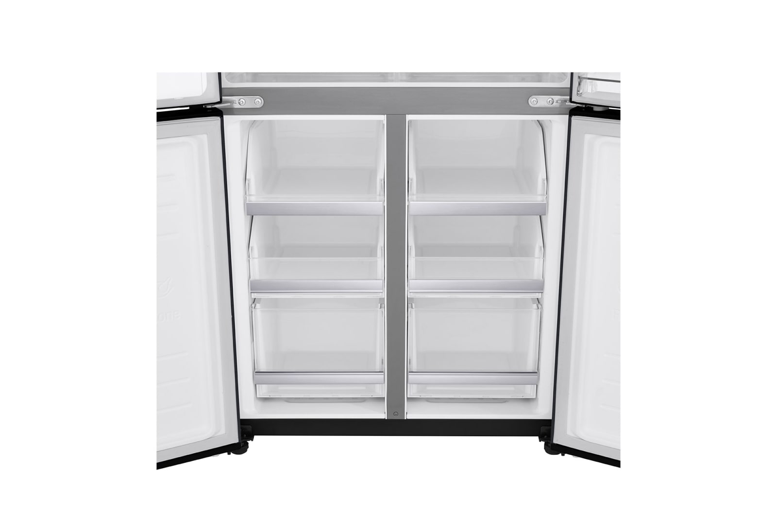 LG Refrigerador French Door LG Instaview™ Door-in-Door Inteligente 18 pies cúbicos - Acero Negro Mate con Despachador de Agua y Hielos  | LINEAR INVERTER, LM57SXT