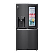 LG Refrigerador French Door LG Instaview™ Door-in-Door Inteligente 18 pies cúbicos - Acero Negro Mate con Despachador de Agua y Hielos  | LINEAR INVERTER, LM57SXTN