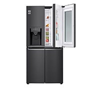 LG Refrigerador French Door LG Instaview™ Door-in-Door Inteligente 18 pies cúbicos - Acero Negro Mate con Despachador de Agua y Hielos  | LINEAR INVERTER, LM57SXTN