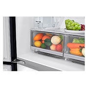 LG Refrigerador French Door LG Instaview™ Door-in-Door Inteligente 18 pies cúbicos - Acero Negro Mate con Despachador de Agua y Hielos  | LINEAR INVERTER, LM57SXTN