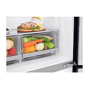 LG Refrigerador French Door LG Instaview™ Door-in-Door Inteligente 18 pies cúbicos - Acero Negro Mate con Despachador de Agua y Hielos  | LINEAR INVERTER, LM57SXTN