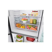 LG Refrigerador French Door LG Instaview™ Door-in-Door Inteligente 18 pies cúbicos - Acero Negro Mate con Despachador de Agua y Hielos  | LINEAR INVERTER, LM57SXTN