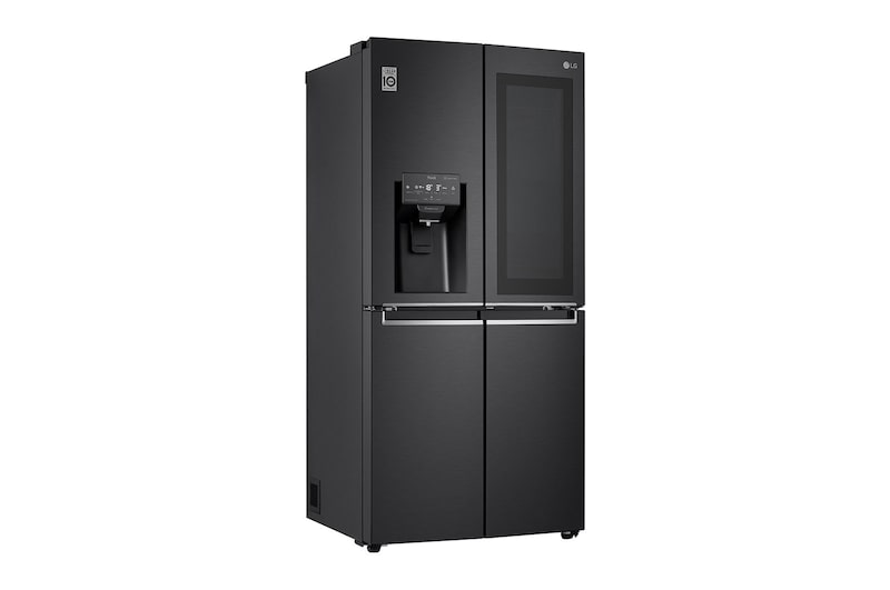 LG Refrigerador French Door LG Instaview™ Door-in-Door Inteligente 18 pies cúbicos - Acero Negro Mate con Despachador de Agua y Hielos | LINEAR INVERTER, LM57SXTN