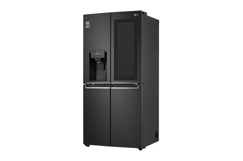 LG Refrigerador French Door LG Instaview™ Door-in-Door Inteligente 18 pies cúbicos - Acero Negro Mate con Despachador de Agua y Hielos | LINEAR INVERTER, LM57SXTN