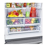 LG Refrigerador French Door  Inteligente 25 pies cúbicos - Acero Inoxidable con Despachador de Agua y Hielos  | LINEAR INVERTER, LM65SCS