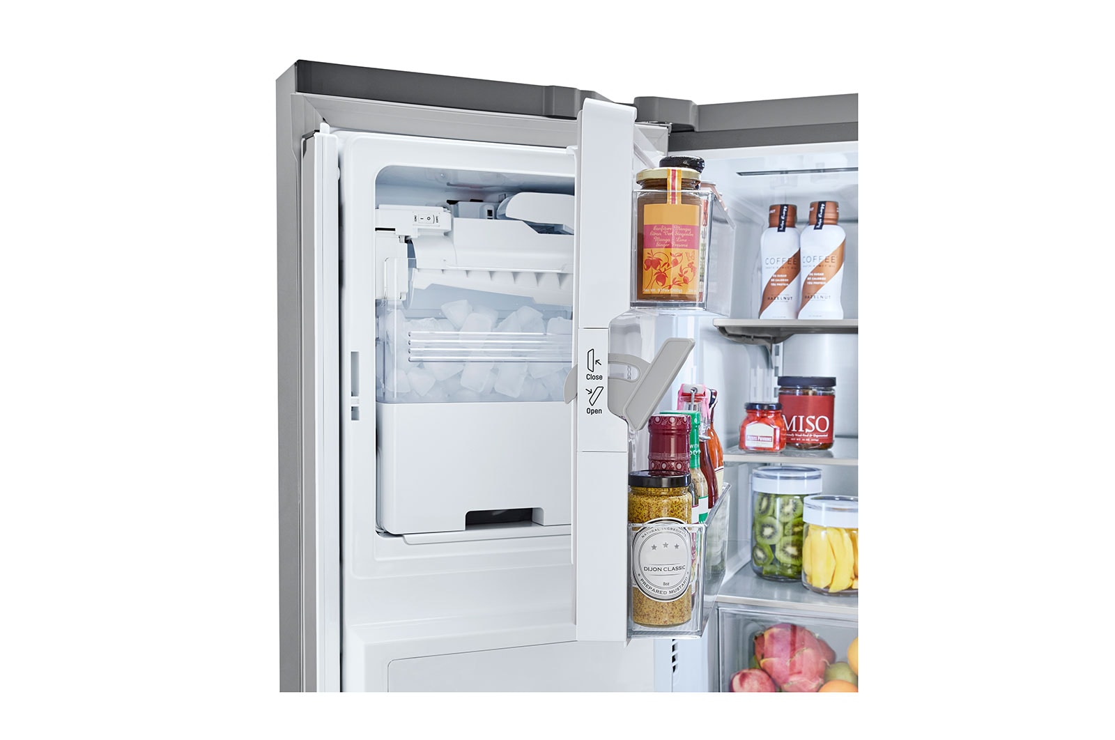 LG Refrigerador French Door  Inteligente 25 pies cúbicos - Acero Inoxidable con Despachador de Agua y Hielos  | LINEAR INVERTER, LM65SCS