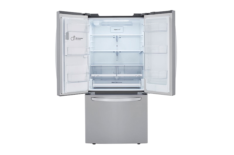 LG Refrigerador French Door  Inteligente 25 pies cúbicos - Acero Inoxidable con Despachador de Agua y Hielos  | LINEAR INVERTER, LM65SCS