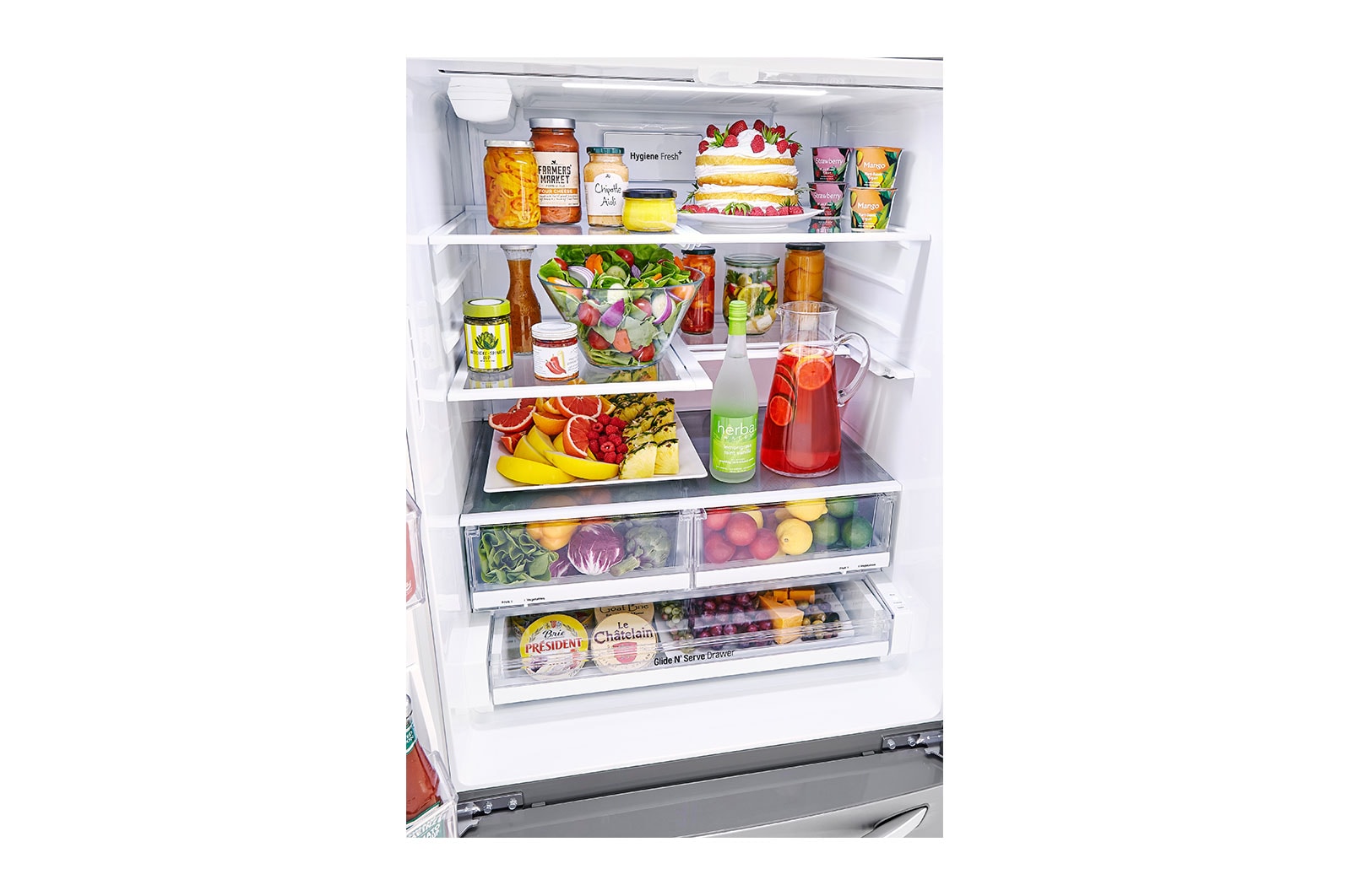 LG Refrigerador French Door  Inteligente 25 pies cúbicos - Acero Inoxidable con Despachador de Agua y Hielos  | LINEAR INVERTER, LM65SCS