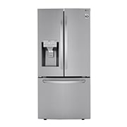 Vista frontal de Refrigerador French Door  Inteligente 25 pies cúbicos - Acero Inoxidable con Despachador de Agua y Hielos  | LINEAR INVERTER LM65SGS