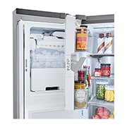 LG Refrigerador French Door  Inteligente 25 pies cúbicos - Acero Inoxidable con Despachador de Agua y Hielos  | LINEAR INVERTER, LM65SGS