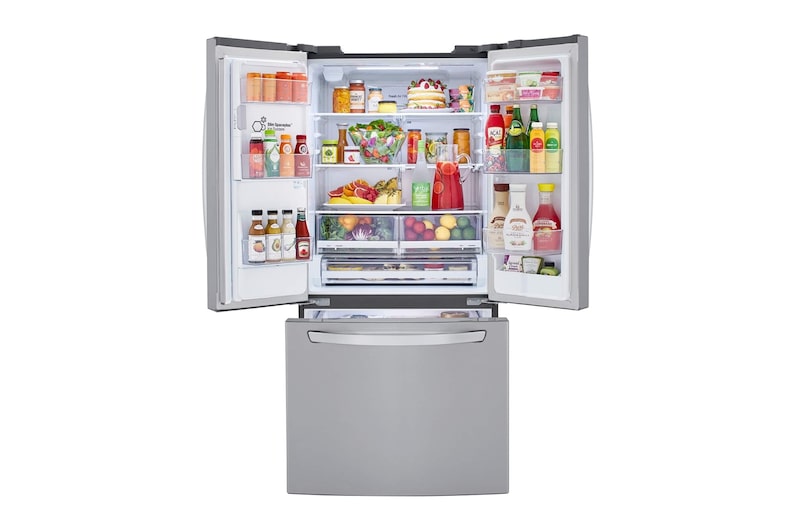 LG Refrigerador French Door  Inteligente 25 pies cúbicos - Acero Inoxidable con Despachador de Agua y Hielos  | LINEAR INVERTER, LM65SGS