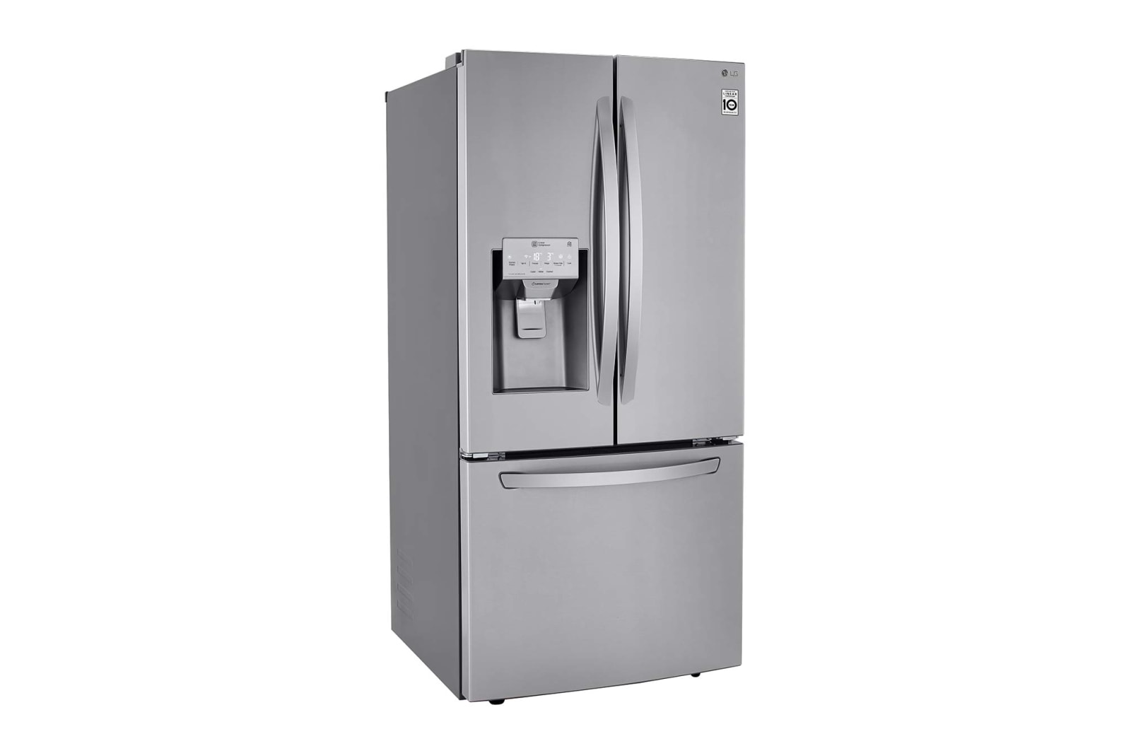 LG Refrigerador French Door  Inteligente 25 pies cúbicos - Acero Inoxidable con Despachador de Agua y Hielos  | LINEAR INVERTER, LM65SGS