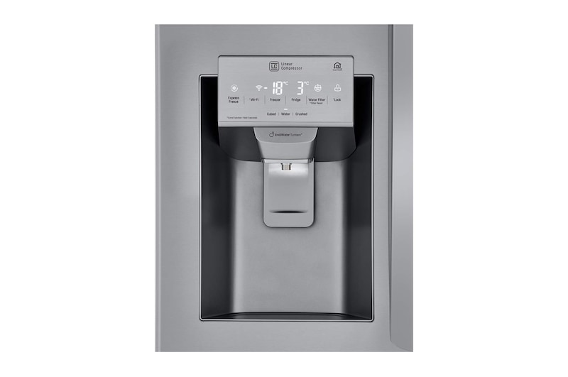 LG Refrigerador French Door  Inteligente 25 pies cúbicos - Acero Inoxidable con Despachador de Agua y Hielos  | LINEAR INVERTER, LM65SGS