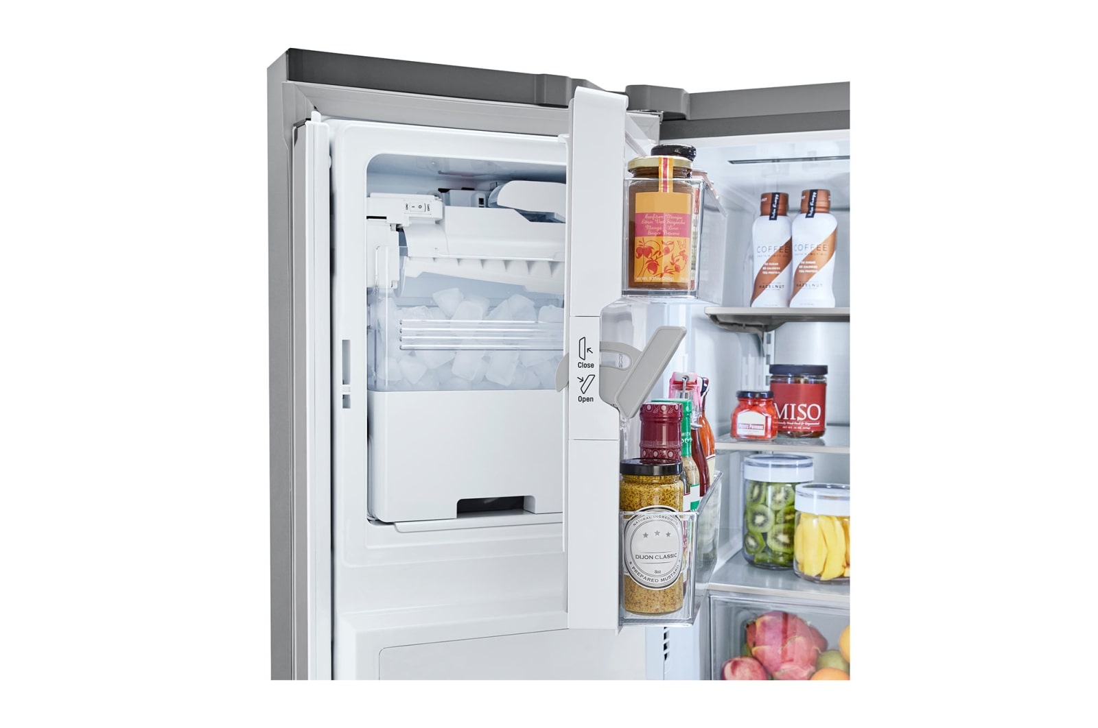 LG Refrigerador French Door  Inteligente 25 pies cúbicos - Acero Inoxidable con Despachador de Agua y Hielos  | LINEAR INVERTER, LM65SGS